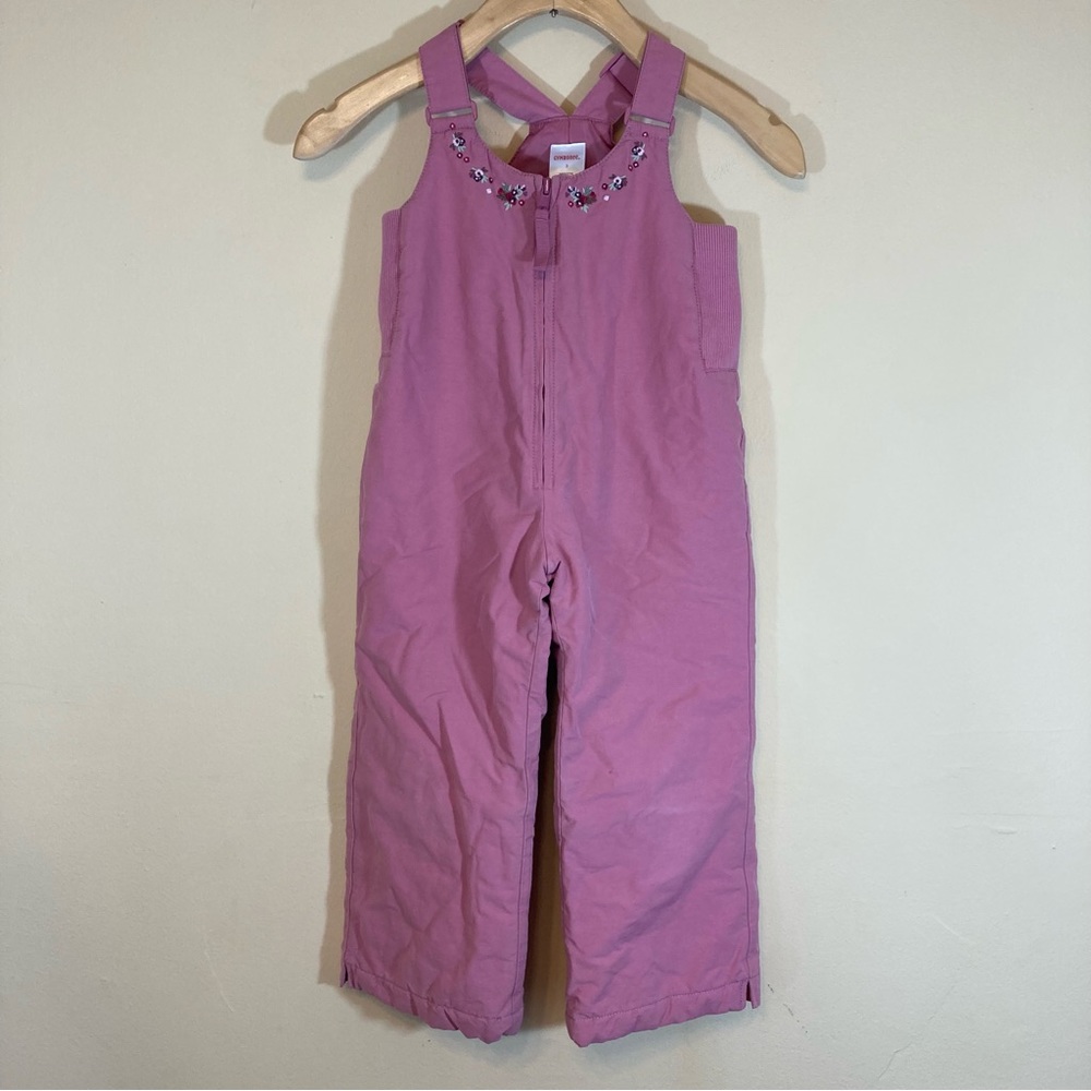 Gymboree pink floral girls jumpsuit